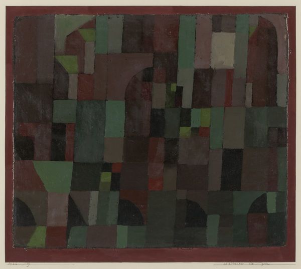 Red Green Architecture Yellow Violet Gradation By Paul Klee Artvee