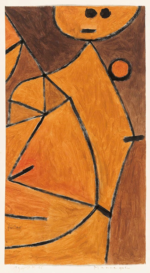 Mannequin By Paul Klee Artvee