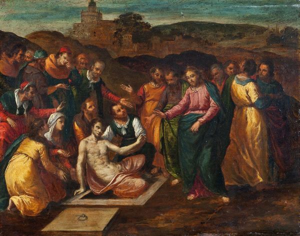 The Raising Of Lazarus By Scarsellino Artvee