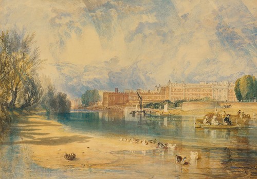 Hampton Court Palace By Joseph Mallord William Turner Artvee