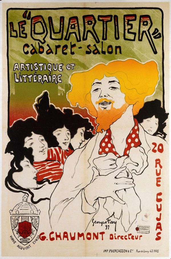 Le ‘ Quartier’ Cabaret-Salon Artistique Et Litteraire (1897)