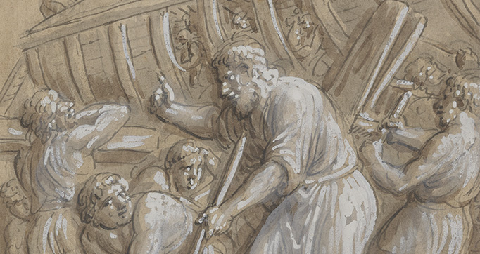 13 drawings after bas reliefs at Florence