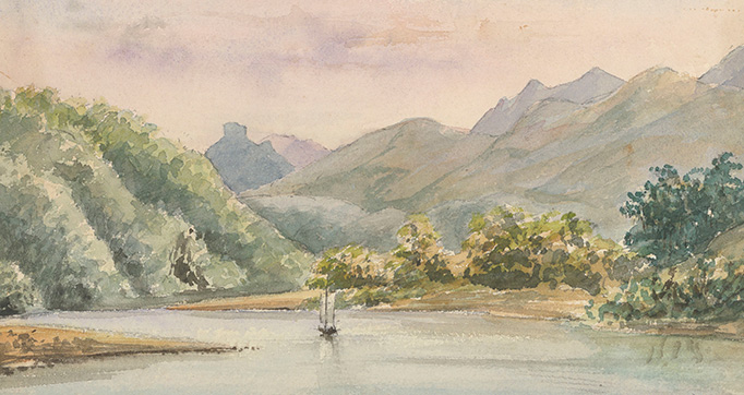 25 aquarelles par Auguste Mouillesaux de Bernières, directeur aux Douanes impériales chinoises, en 1879