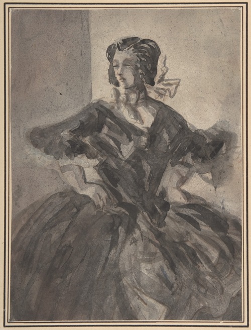 Woman with Arms Akimbo (19th century)