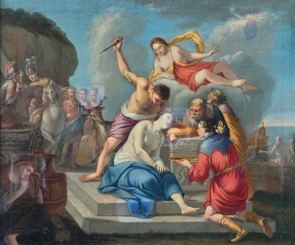 the sacrifice of iphigenia painting