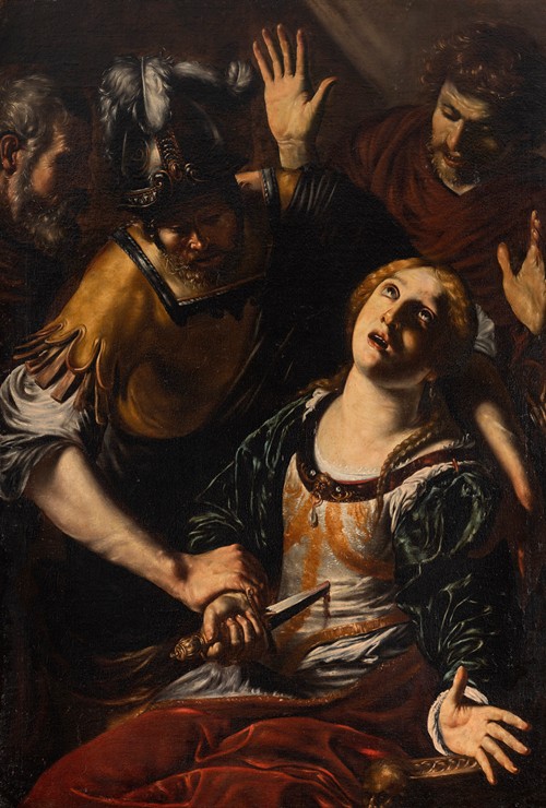 The Death of Lucretia by Orazio Borgianni - Artvee