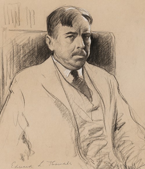 Edward Lee Thorndike by Samuel Johnson Woolf - Artvee