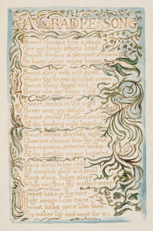 Pl. 26 A Cradle Song by William Blake Artvee