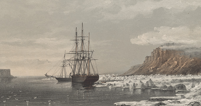 A series of fourteen sketches made during the voyage up Wellington channel in search of Sir John Franklin and the missing crews of H.M. discovery-ships Erebus and Terror