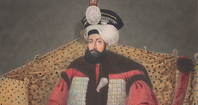 A series of portraits of the emperors of Turkey