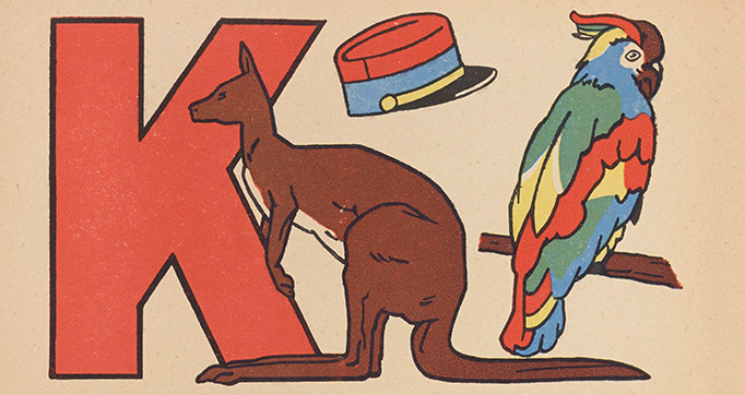 A. B. C. à colorier