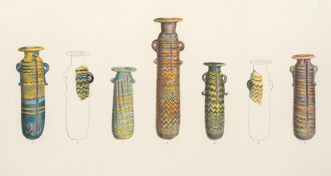 Collection Julien Gréau. Verrerie antique, émaillerie et poterie appartenant à M. John Pierpont Morgan