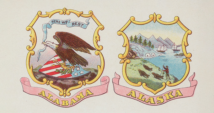 Seals and coats of arms of America