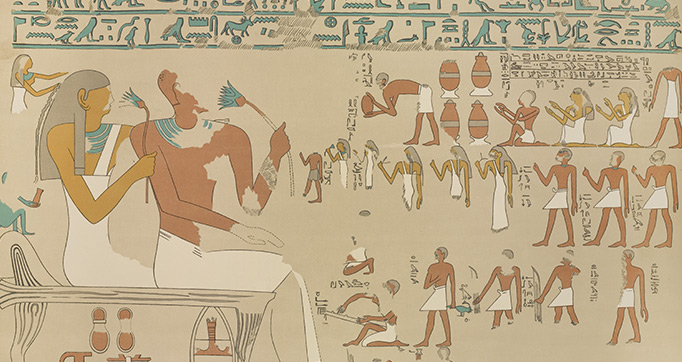 Wall drawings and monuments of El Kab. The tomb of Sebeknekht
