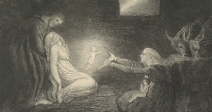 William Blake; etchings from his works